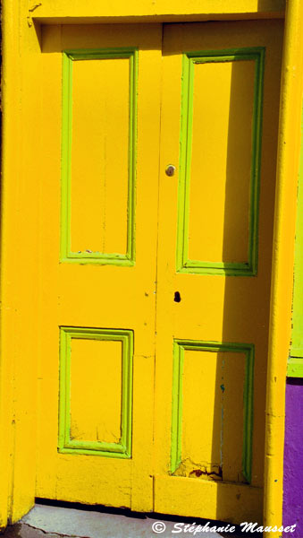 yellow door of Westport
