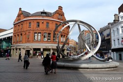 Sculpture Spirit of Belfast dans le centre-ville de Belfast