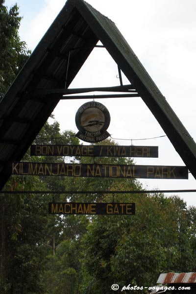 Kilimanjaro Machame gate